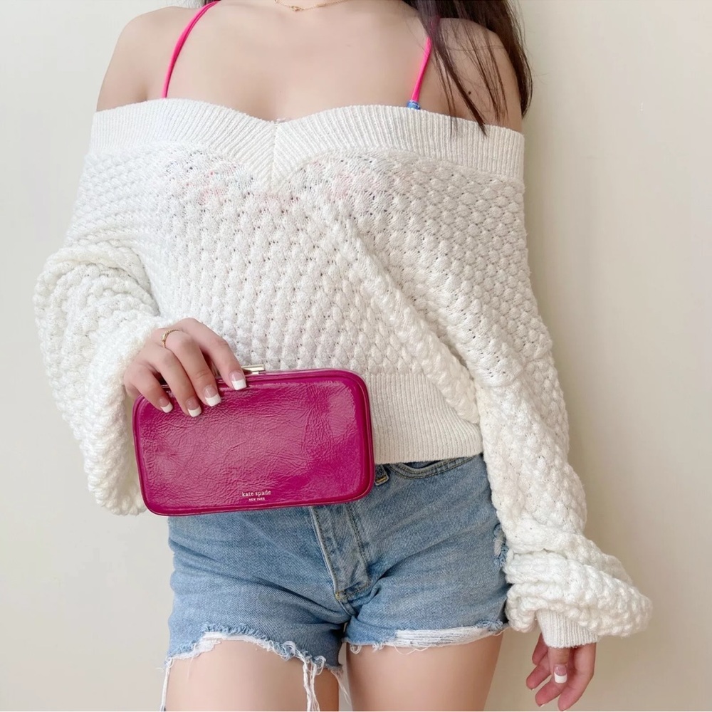 NWT Kate Spade Clutch Crossbody Pink - Picture 7 of 12